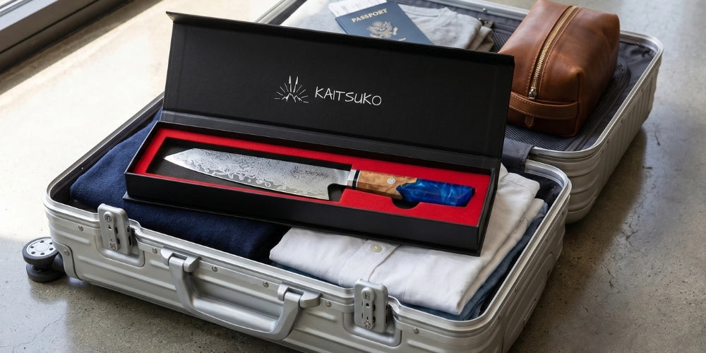 voyager avec couteaux japonais