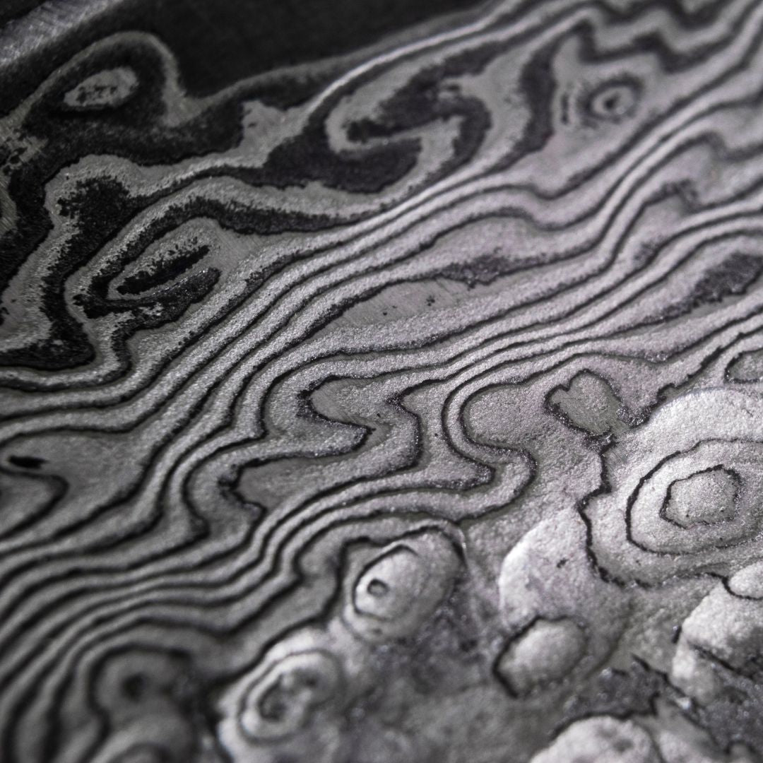 Couche acier damas forgeage de qualité