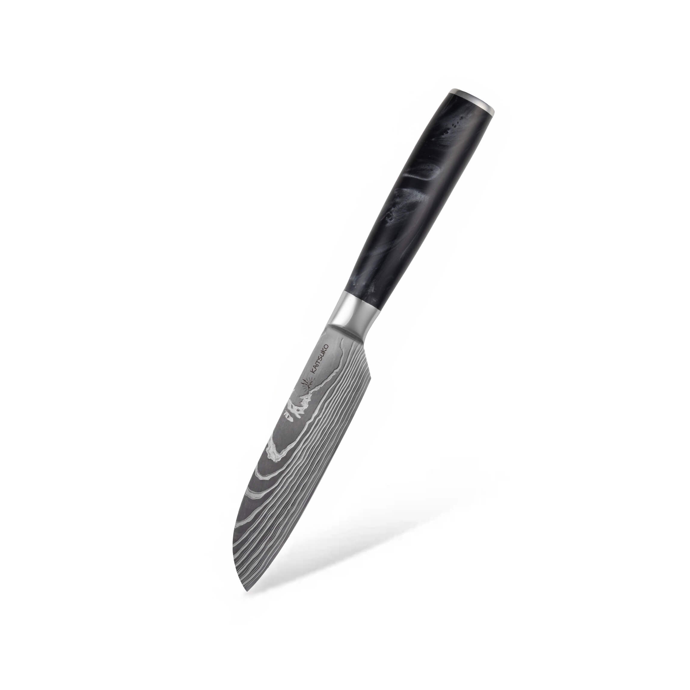Couteau petit santoku polyvalent chef tanaka sumi noir