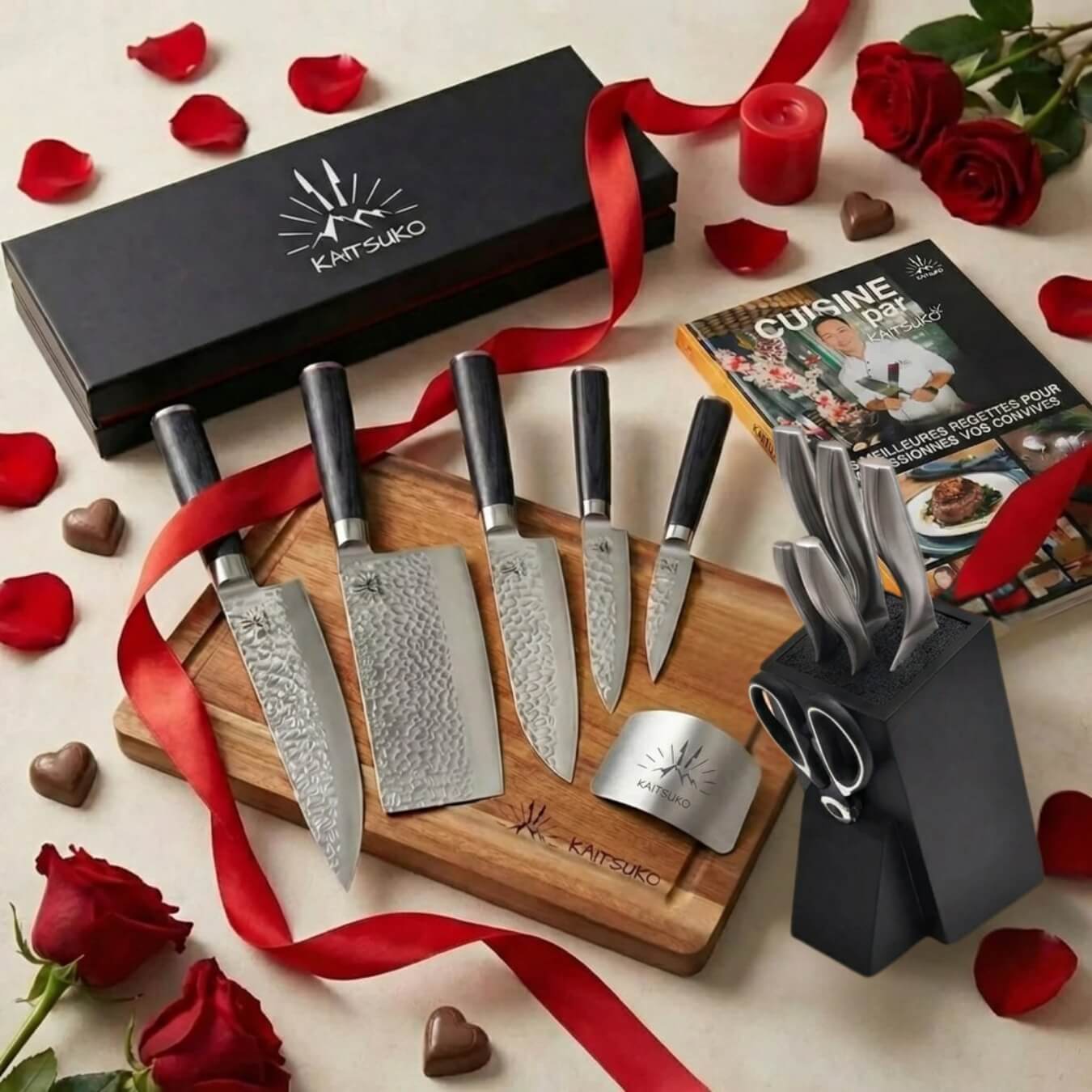 Coffret couteaux et accessoire prêt à offrir