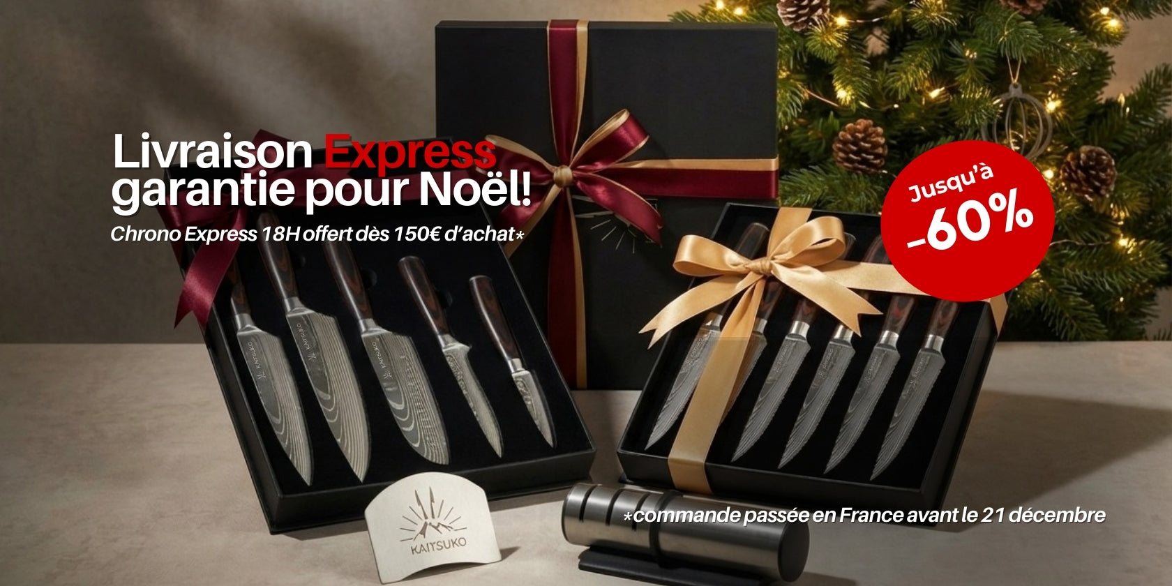 Couteaux japonais à offrir pour Noël