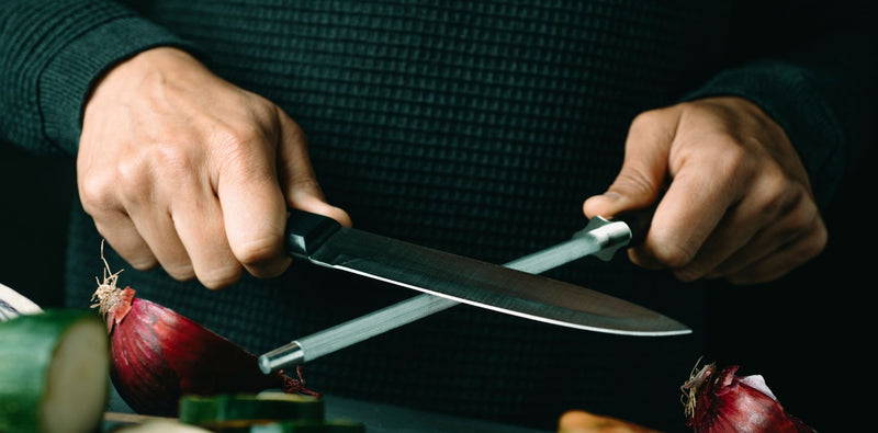 Aiguiseur à couteaux pour lames céramique & acier - Accessoire de
