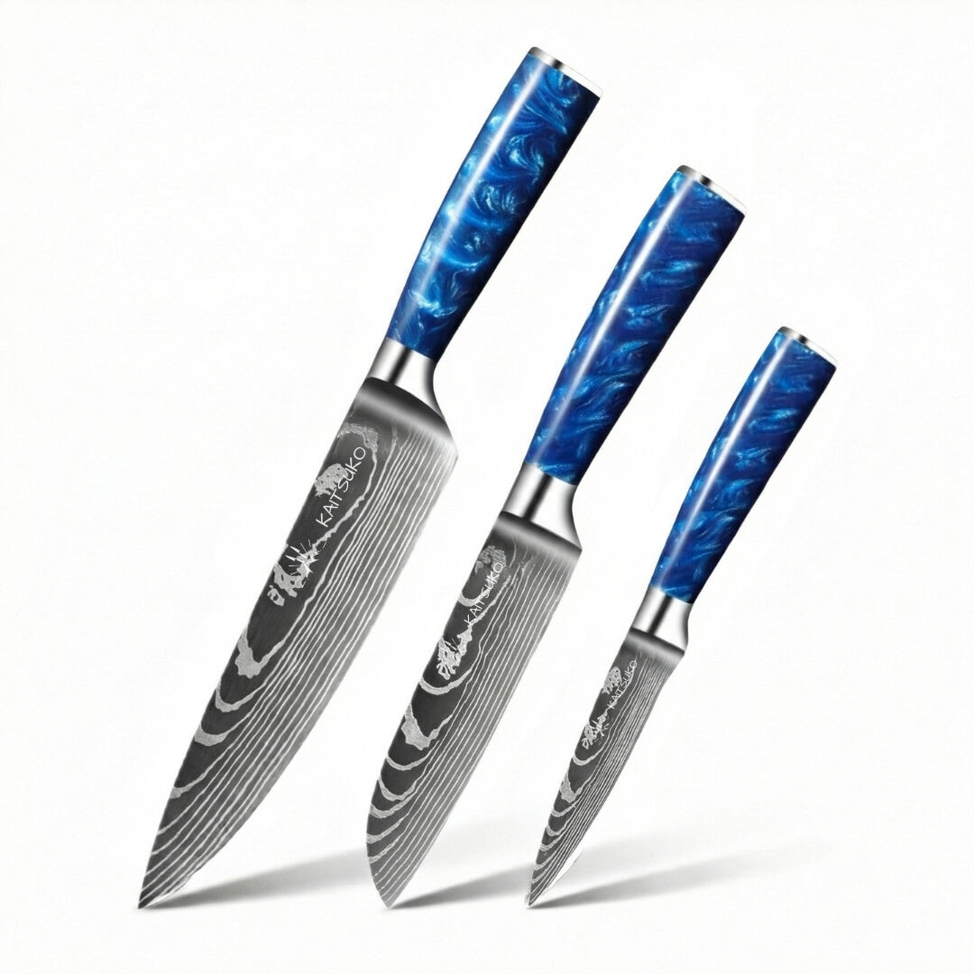 Set de 3 couteaux Japonais - Chef Tanaka