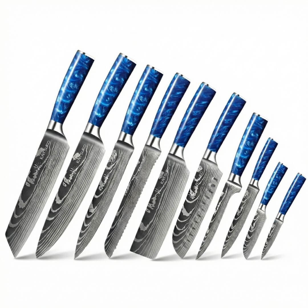 Set de 10 couteaux Japonais - Chef Tanaka