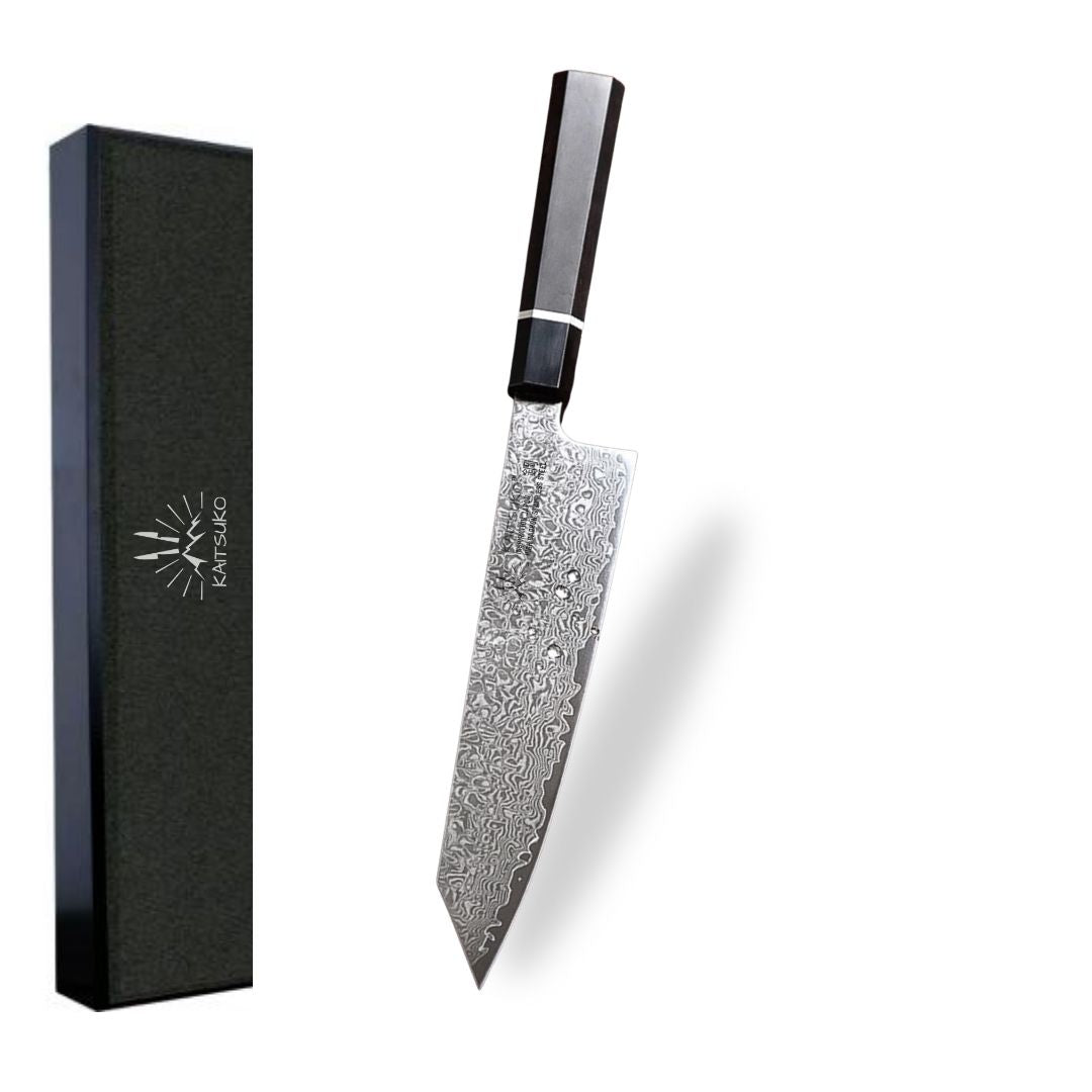 Couteau de cuisine roche noir Kiritsuke professionnel