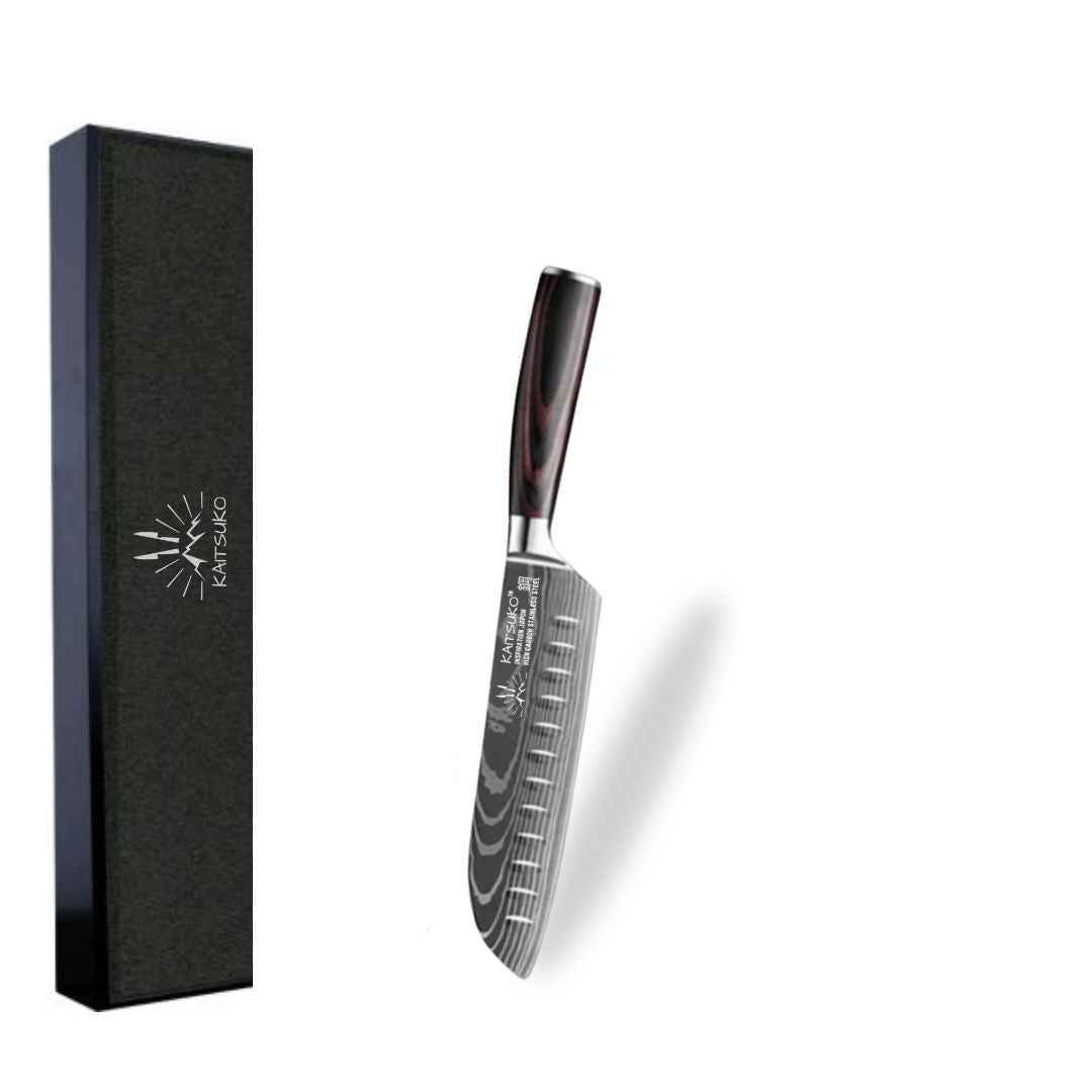Couteau santoku japonais polyvalents pour viande poisson et légumes Kaitsuko