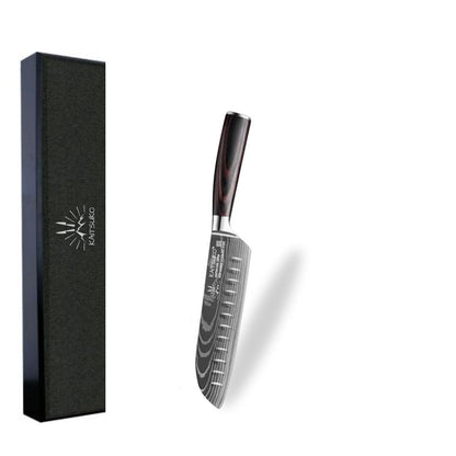Couteau santoku japonais polyvalents pour viande poisson et légumes Kaitsuko