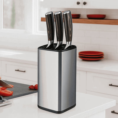 porte couteaux en acier inoxydable accessoire de cuisine pour ranger ses couteaux japonais