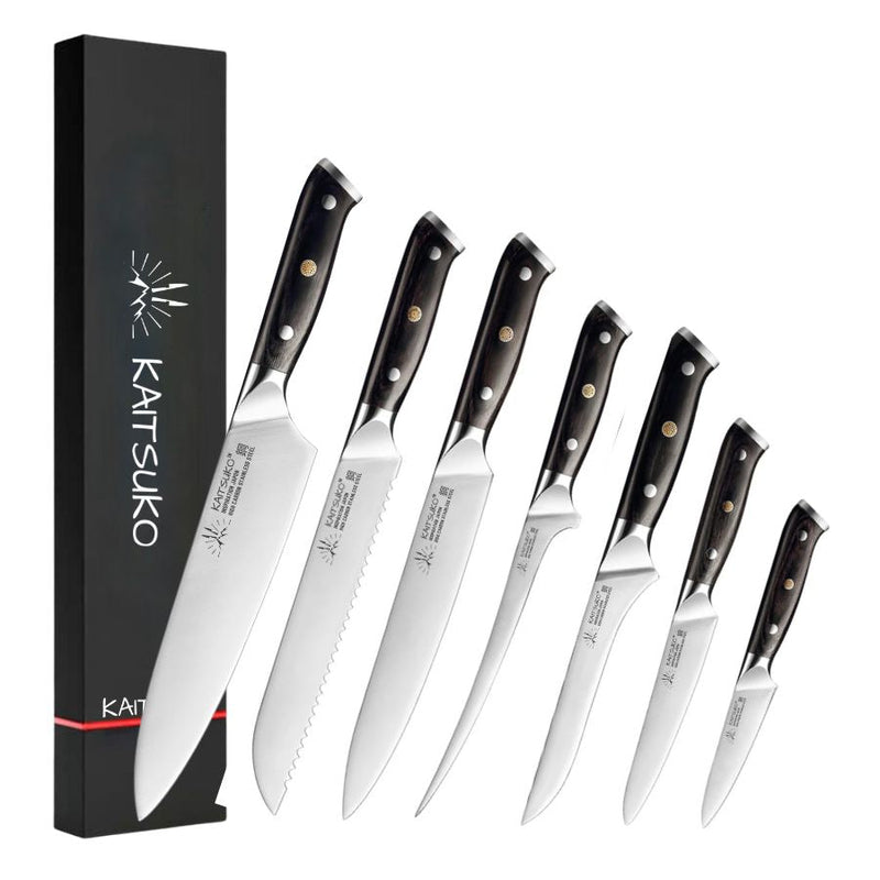 Set de 7 couteaux Takeo acier inoxydable