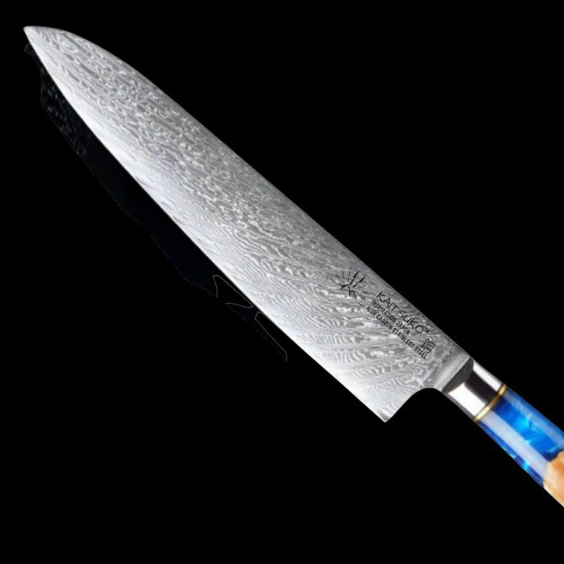 Set de 7 couteaux japonais en Acier Damas