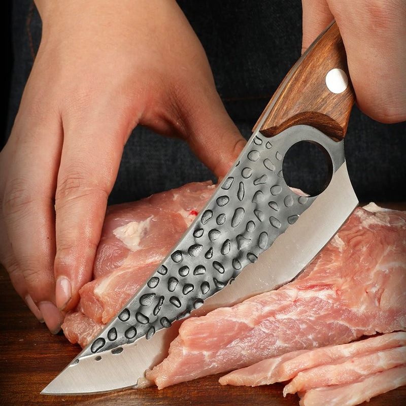 couteau nordique viande professionnel inoxydable